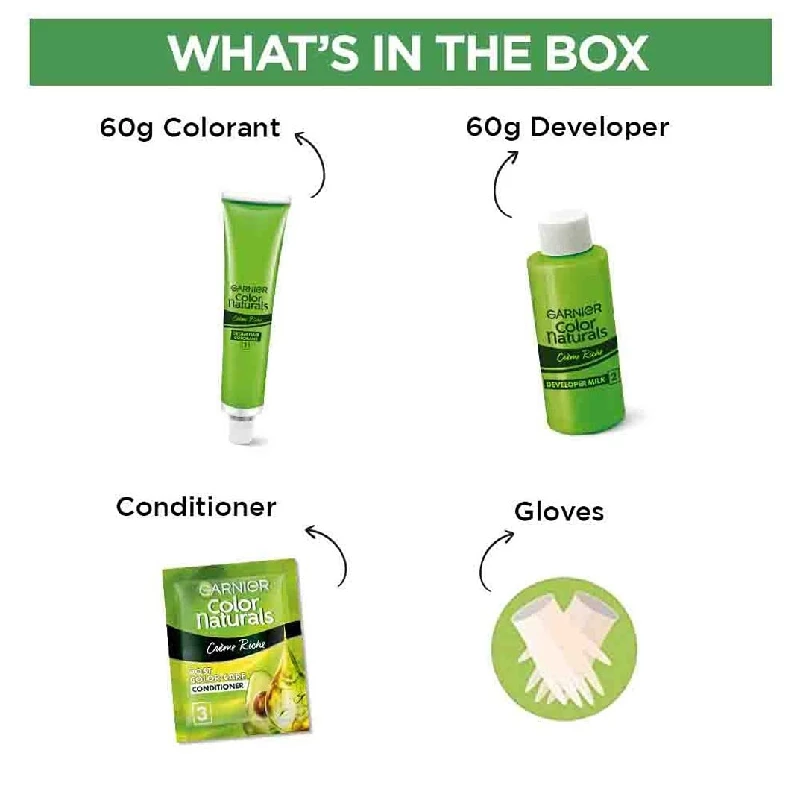 Garnier Hair Colouring Creme Shade 3 Darkest Brown, 130 g-4.webp